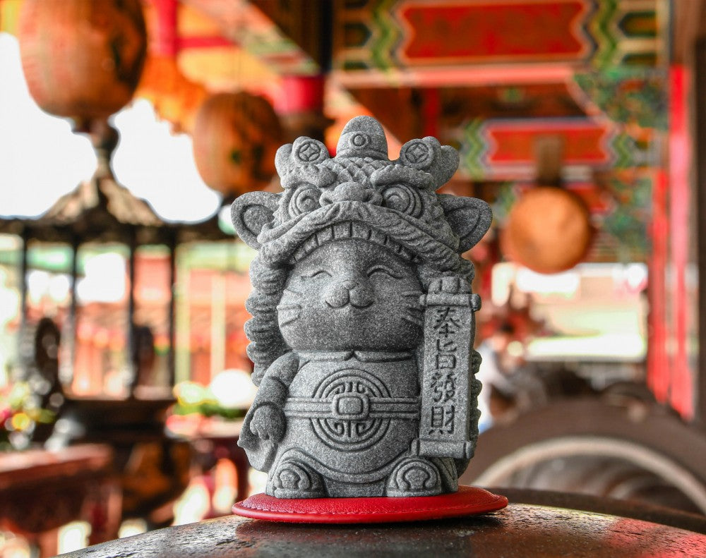 Welcome Wealth Lion-Dance Cat