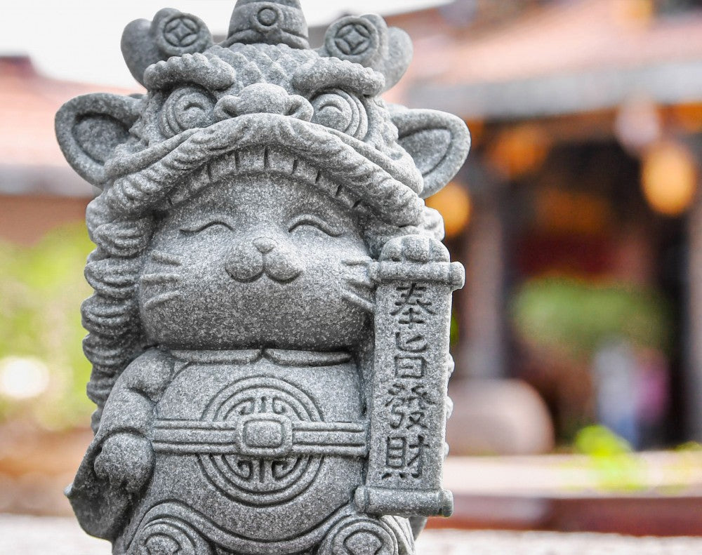 Welcome Wealth Lion-Dance Cat