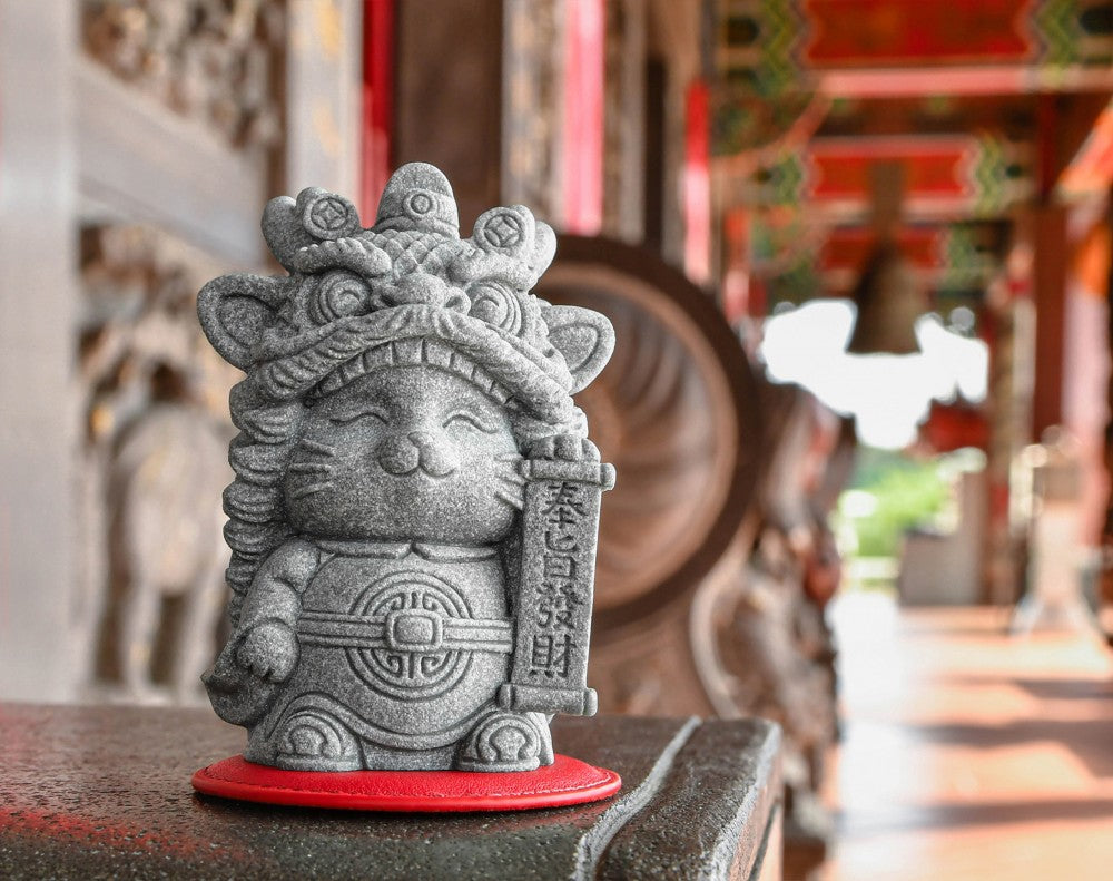 Welcome Wealth Lion-Dance Cat