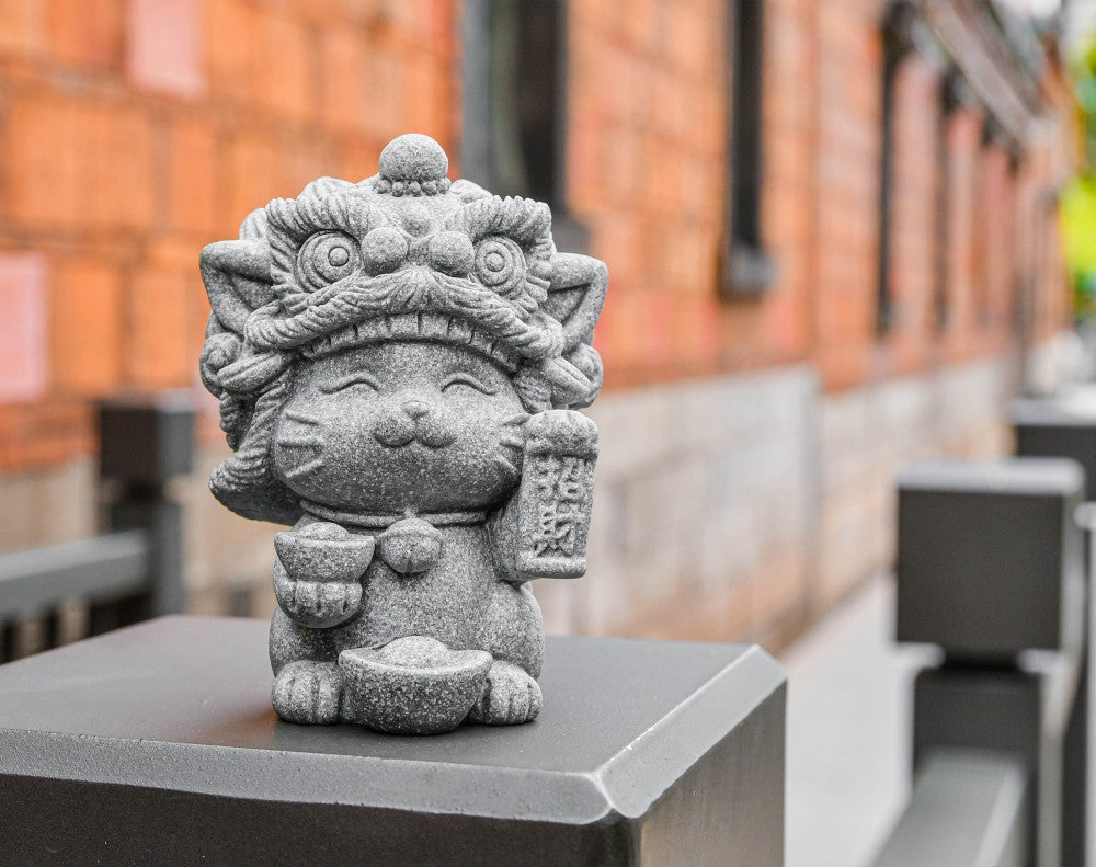 Lucky the Lion-Dance Cat