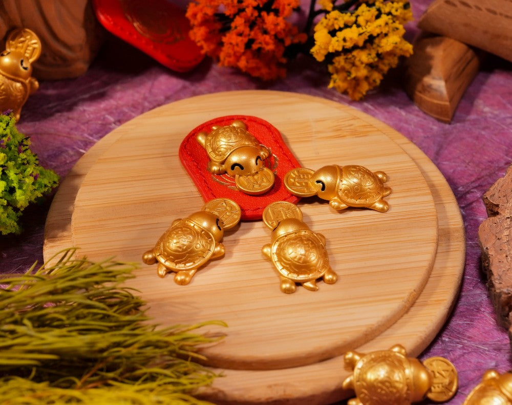 Bountiful Money-Biting Golden Turtle Keepsake - 2026 Edition