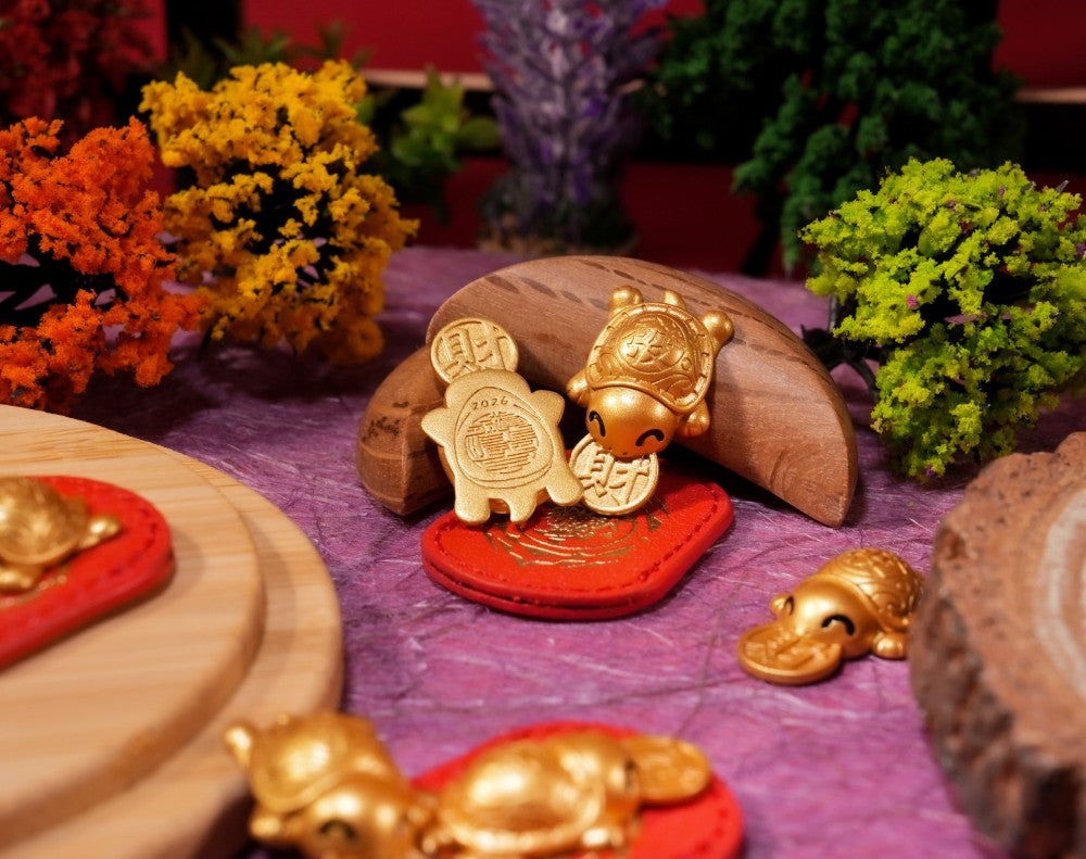 Bountiful Money-Biting Golden Turtle Keepsake - 2026 Edition