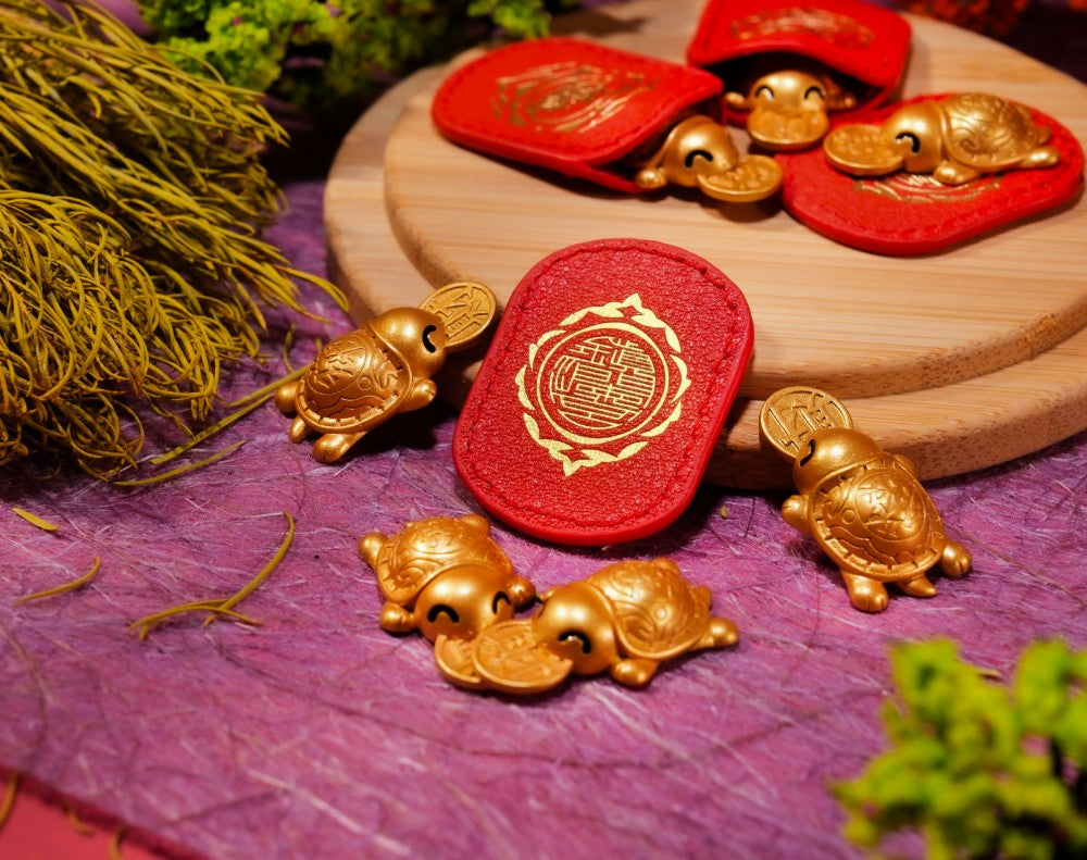 Bountiful Money-Biting Golden Turtle Keepsake - 2026 Edition