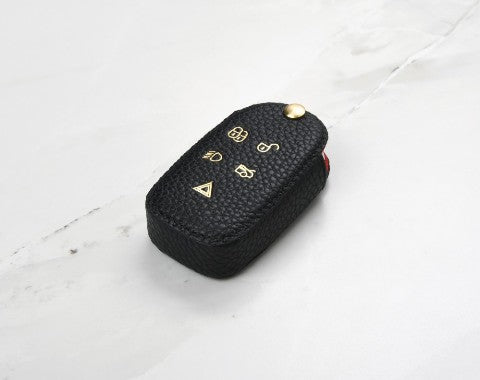 Black Coaster Key Cover for Jaguar Car Key