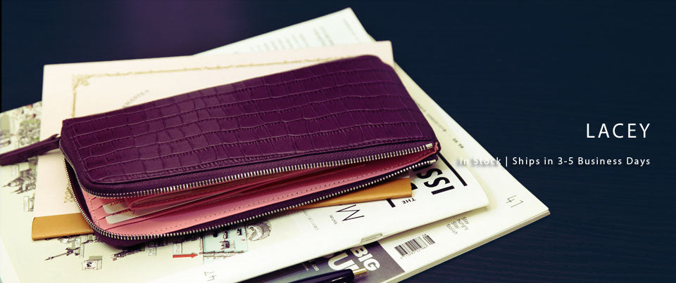 Lacey L-Zip Long Wallet