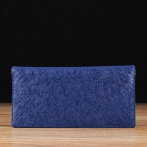 Blue Saffiano Leather