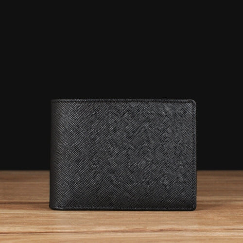 Black Saffiano Leather