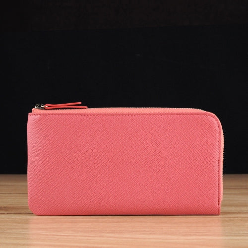 Rose Pink Saffiano Leather