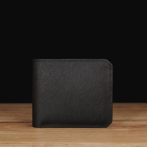 Black Saffiano Leather