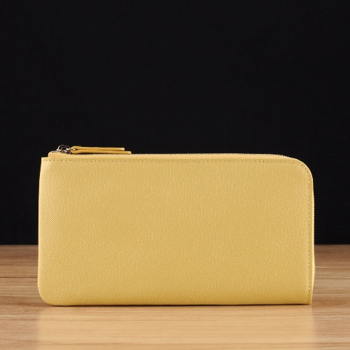 Yellow Saffiano Leather