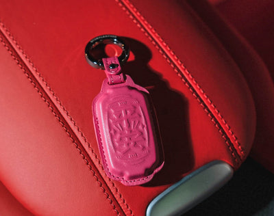 Ping 'An Leather Keychain & Hanging Tag