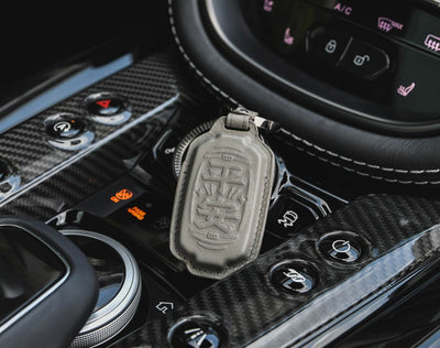 Ping 'An Leather Keychain & Hanging Tag