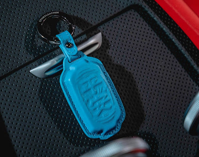 Ping 'An Leather Keychain & Hanging Tag