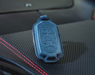 Ping 'An Leather Keychain & Hanging Tag