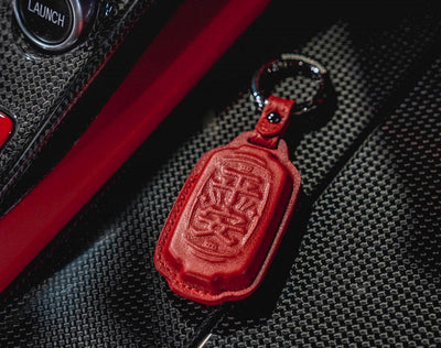 Ping 'An Leather Keychain & Hanging Tag