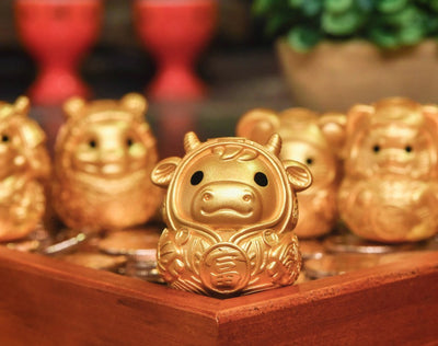 Fortune Ox - Zodiac Wealth Guardian Series: Year of the Ox (1925, 1937, 1949, 1961, 1973, 1985, 1997, 2009, 2021)