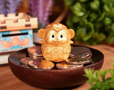 Auspicious Monkey - Zodiac Wealth Guardian Series: Year of the Monkey (1932, 1944, 1956, 1968, 1980, 1992, 2004, 2016, 2028)