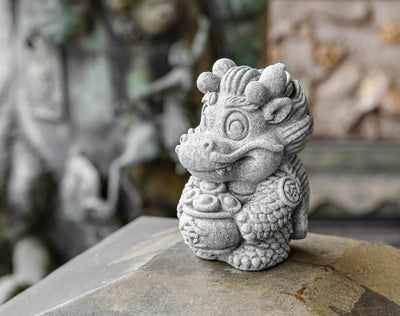 Expo Dragon Tortoise Stone Figurine