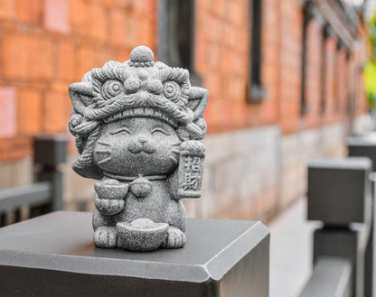 Lucky the Lion-Dance Cat