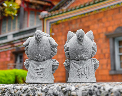 Gee & Lee Miniature Gate Guardian Stone Figurines