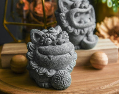 FooHa Miniature Foo Dogs Stone Figurines