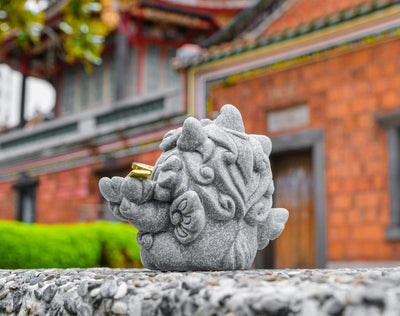 Flying Pishyo Stone Miniature Figurine