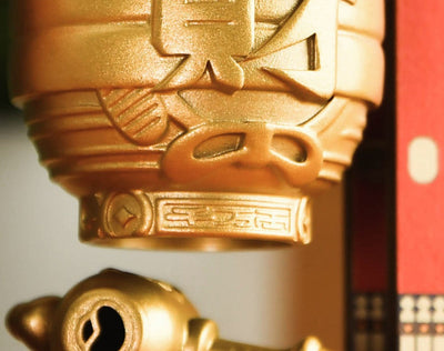 Prosperity Bell and Hammer Tabletop Figurine: Attract Wealth and Good Fortune