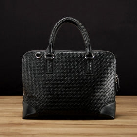 Woven Top Handle Bag