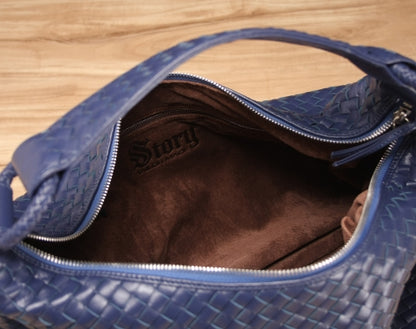 Victoria Woven Hobo Bag