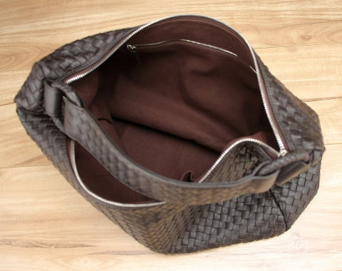 Victoria Woven Hobo Bag