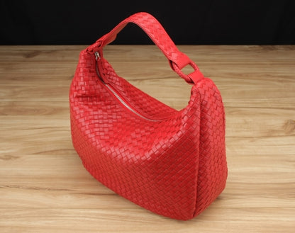 Victoria Woven Hobo Bag