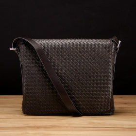 Woven Messenger Bag