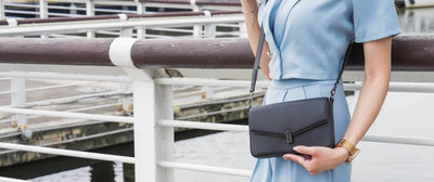 Nomi Bag - Japanese Vegan Leather in Black