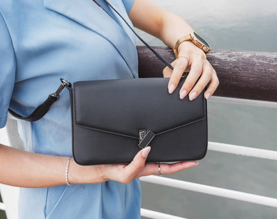 Nomi Bag - Japanese Vegan Leather in Black