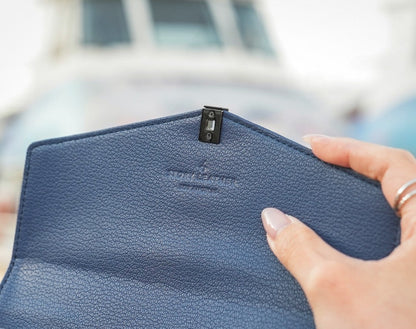 Nomi Bag - Japanese Vegan Leather in Blue