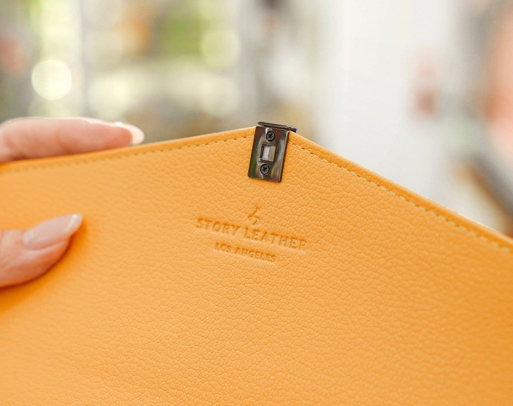 Nomi Bag - Japanese Vegan Leather in Yellow