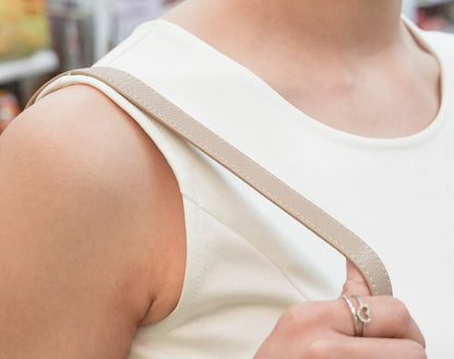 Nomi Bag - Japanese Vegan Leather in Beige