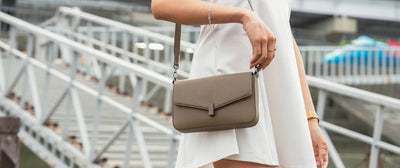 Nomi Bag - Japanese Vegan Leather in Khaki