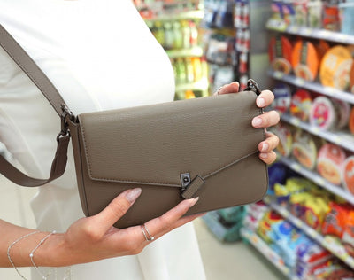 Nomi Bag - Japanese Vegan Leather in Khaki