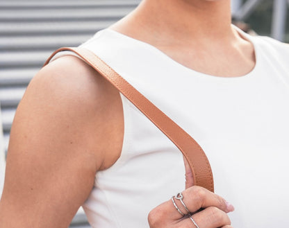 Nomi Bag - Japanese Vegan Leather in Chestnut