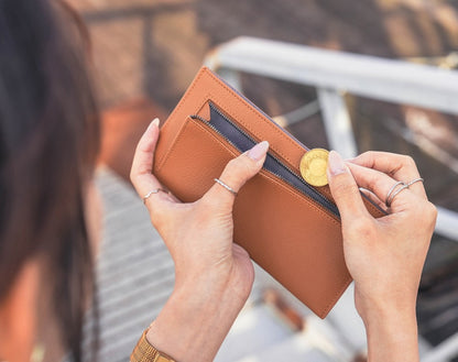 Nomi Bag - Japanese Vegan Leather in Chestnut