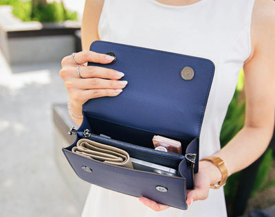 Arc Convertible Satchel - Blue