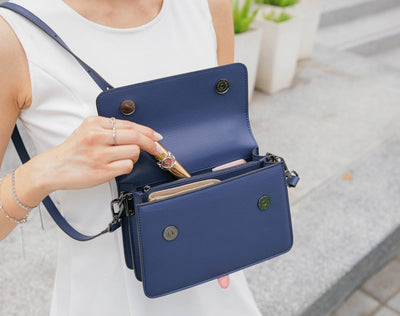 Arc Convertible Satchel - Blue