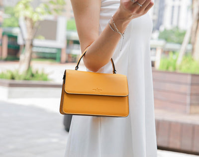 Arc Convertible Satchel - Yellow