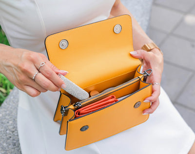 Arc Convertible Satchel - Yellow