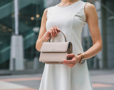 Arc Convertible Satchel - Beige