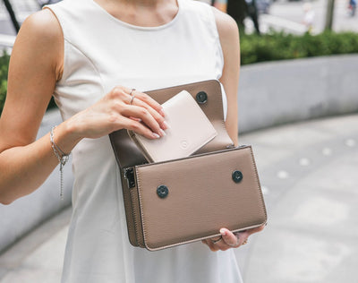 Arc Convertible Satchel - Khaki