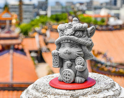 Prosper the Lion-Dance Cat