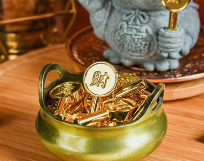 WaWa Frog's Key to Wealth Stone Figurine