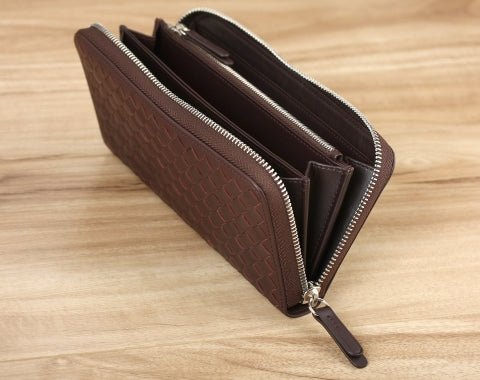 Zippy Woven Long Wallet